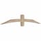 Ekena Millwork Bellingham Smooth Timber Gable Bracket, Douglas Fir, 72"W x 12"H x 3 1/2"D x 3 1/2"F, 4/12 Pitch GBW072X12X0404BEL00SDF - alternate 3